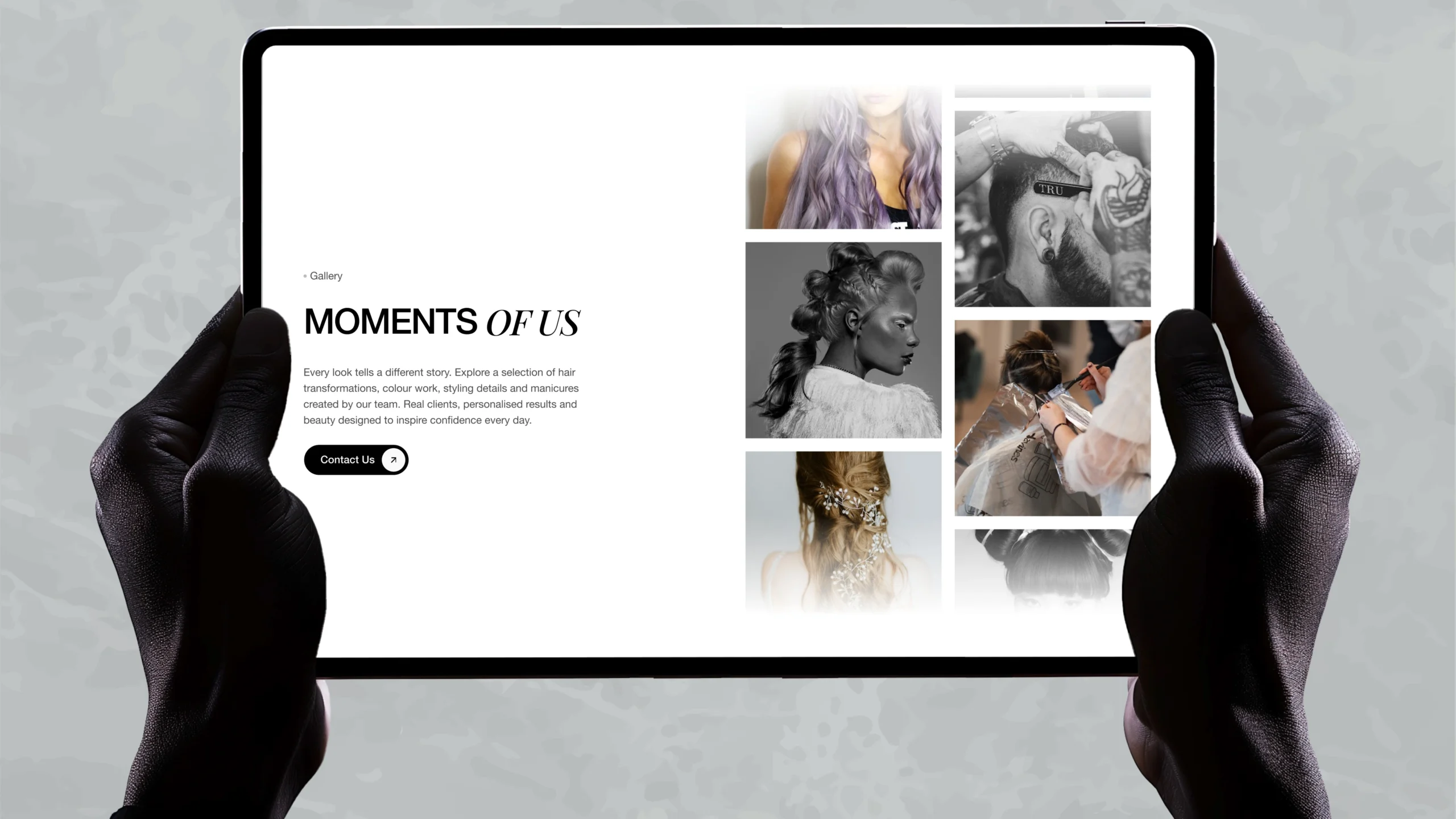 Beautyclub67 project beauty salon website design