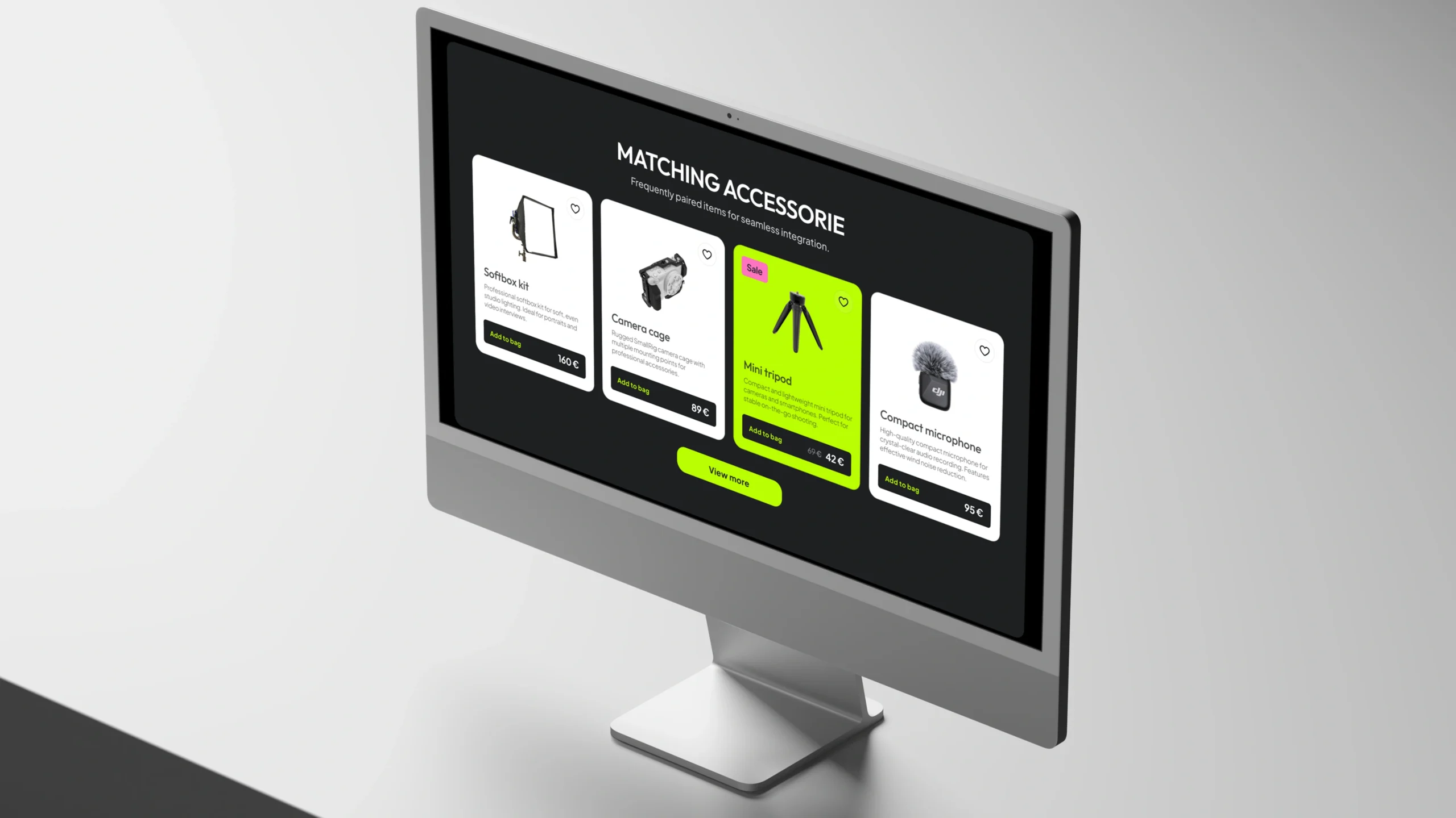 Cart and checkout are simplified to reduce friction and support fast ordering