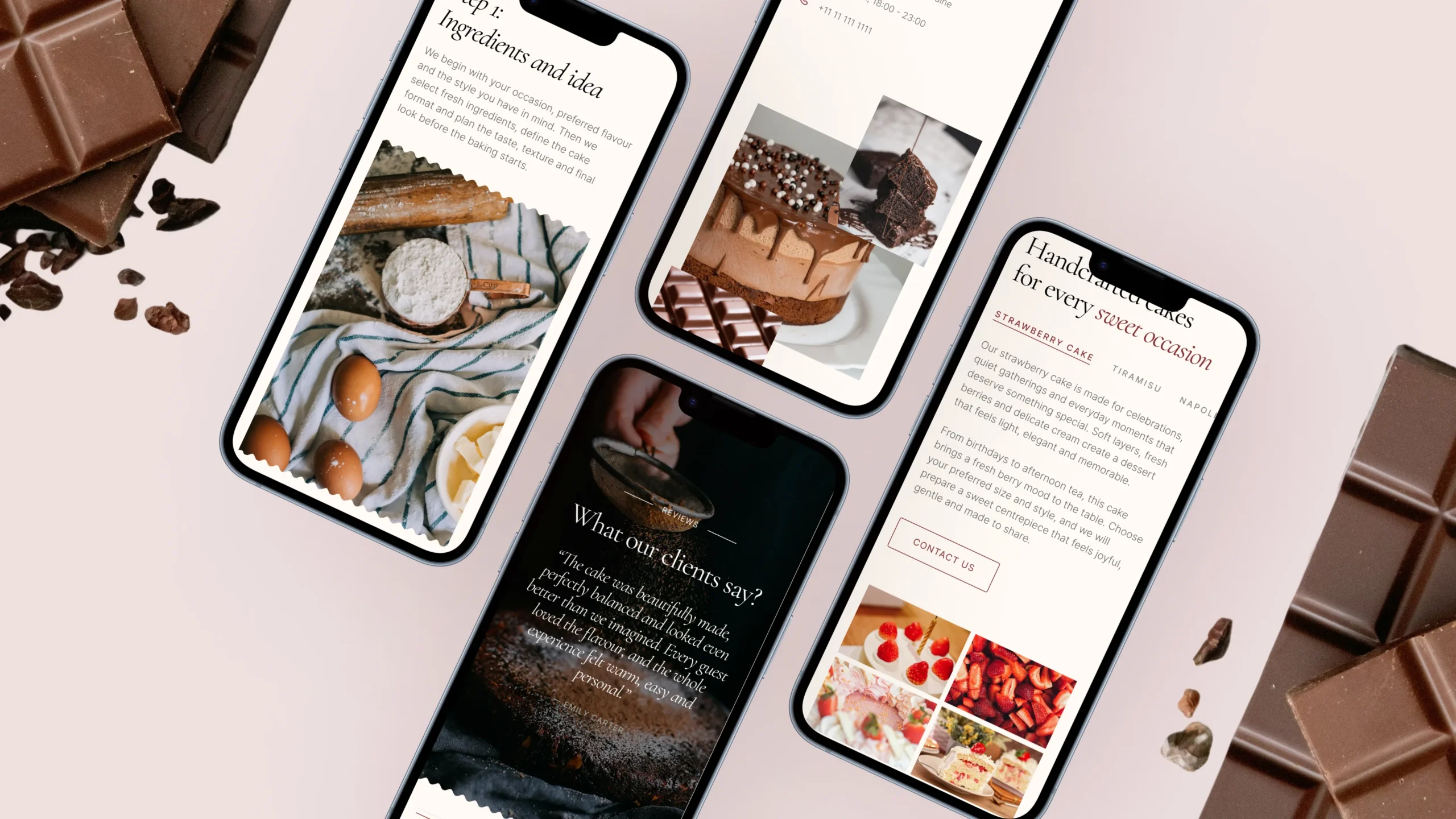 Celebration blocks show how desserts can fit different occasions