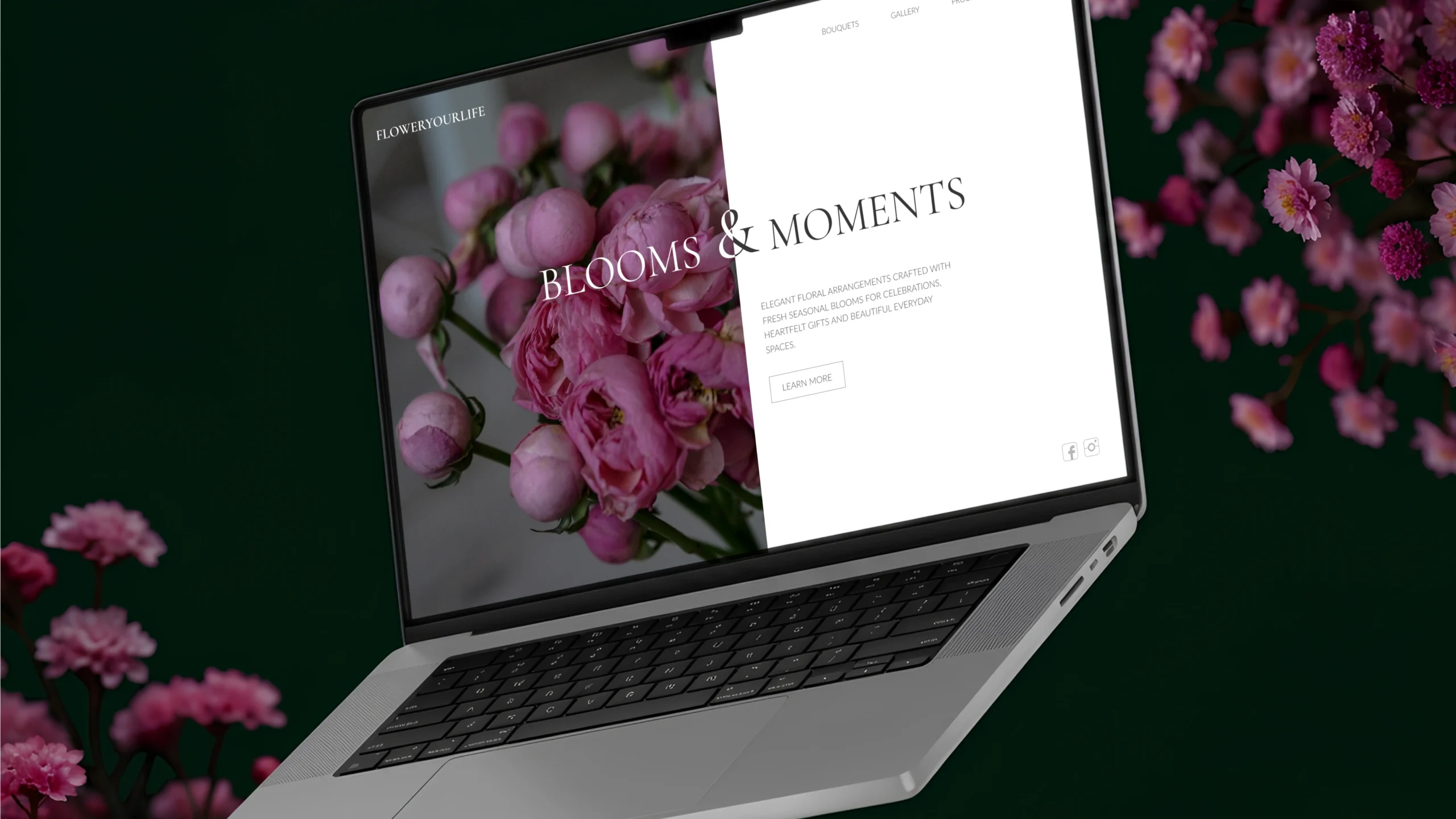 Floweryourlife Project - UX/UI Design and Landing Page