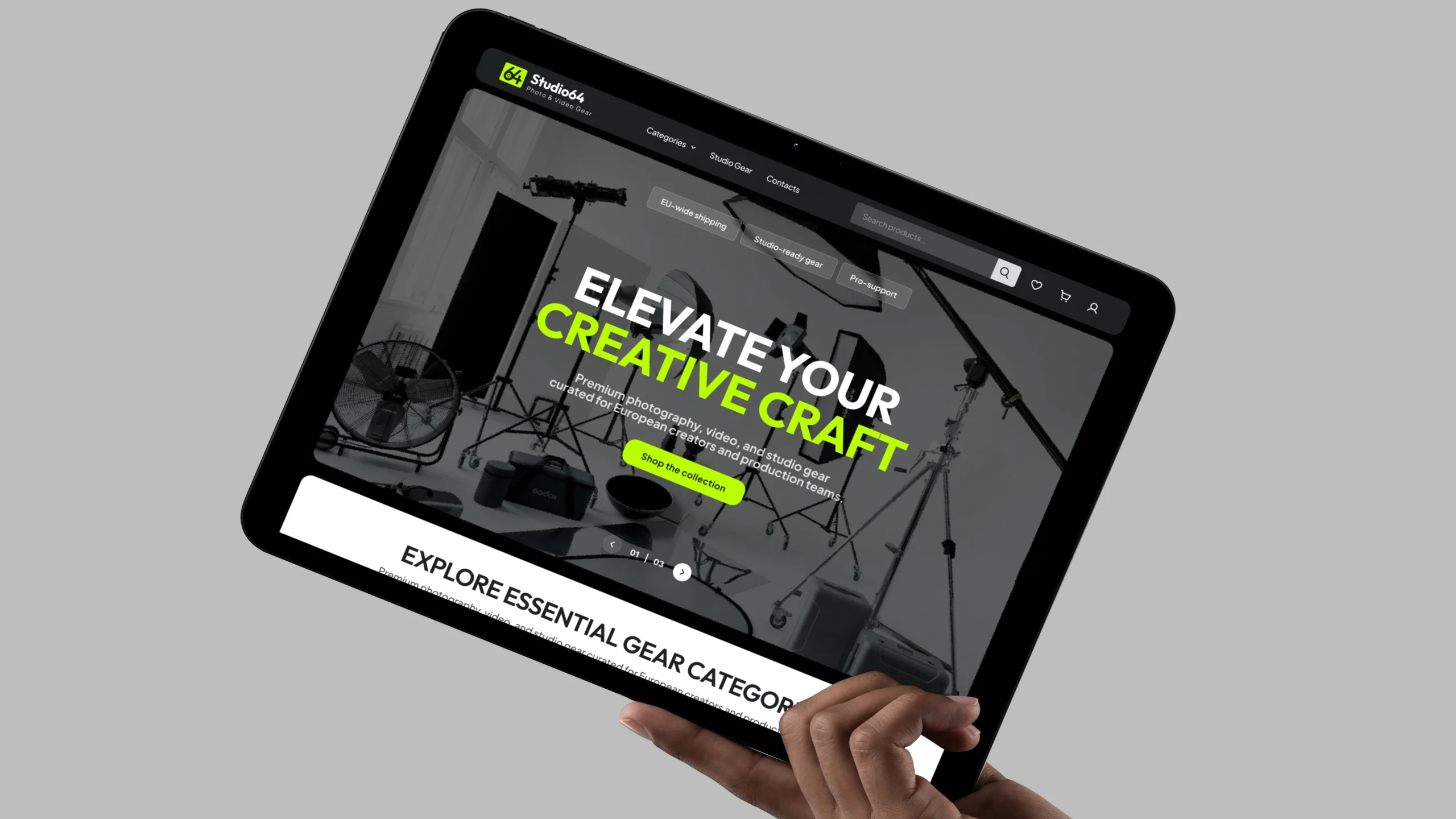 Light backgrounds and clear layouts make the catalogue easy to browse