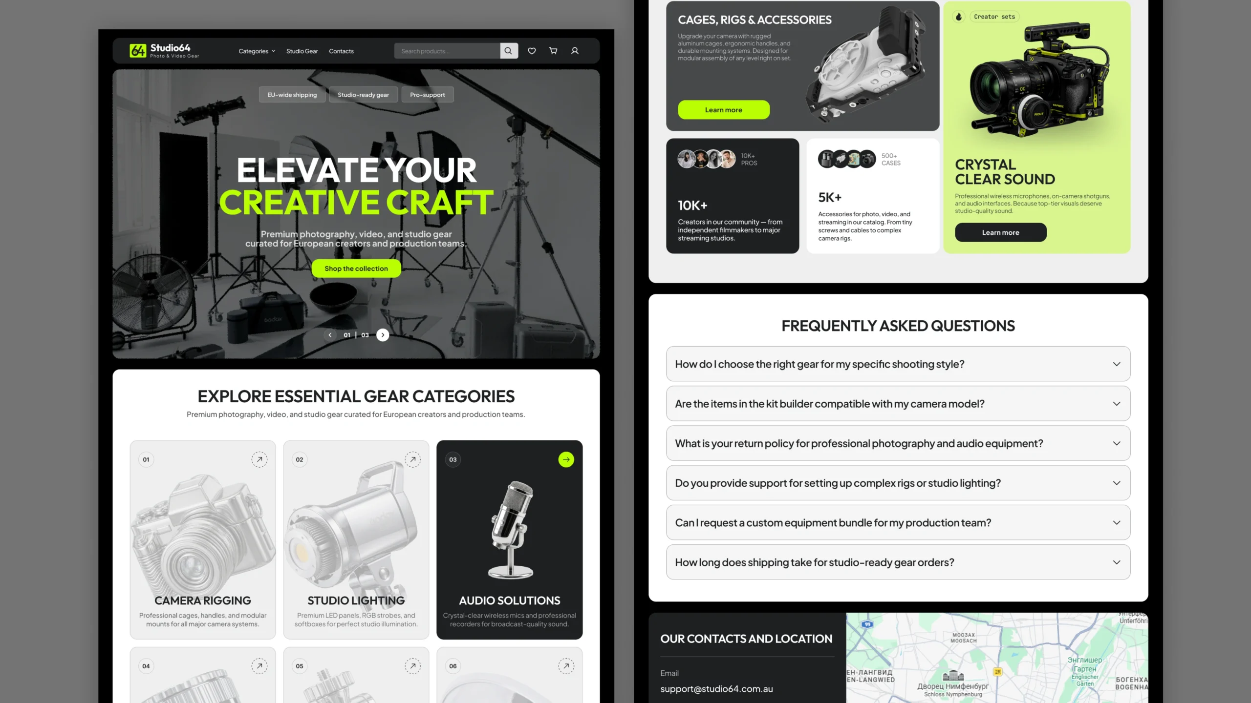 Product cards focus on images, key details, price and quick actions